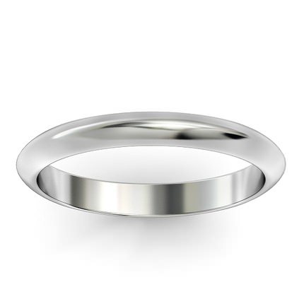  White Gold 1791 Wedding Band