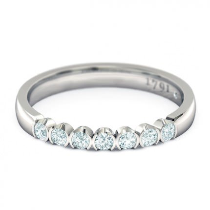 Wedding Bands Platinum 950 Eternal Women's