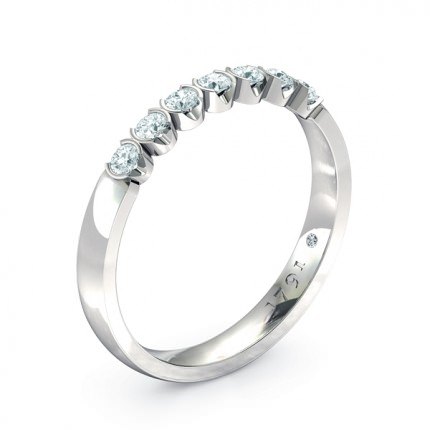 Wedding Band White Gold Eternal Women's - Main View