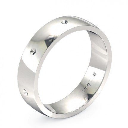 Wedding Band Platinum 950 Eternal Men's - Main View