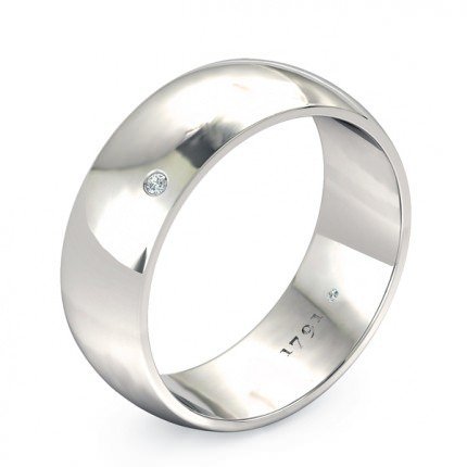 Wedding Band White Gold Ignite Men's - Main View