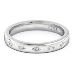 Wedding Bands White Gold Duchess Women's