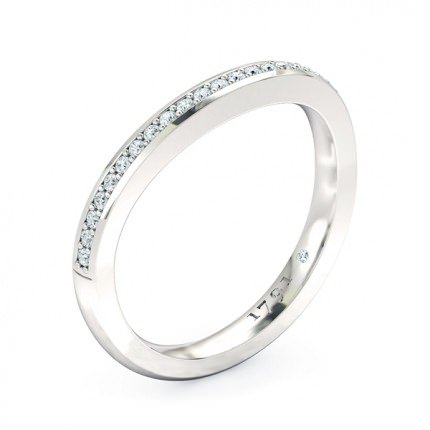 Wedding Band Platinum 950 Opera Women's - Main View