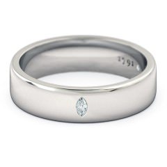 Wedding Bands Platinum 950 Duchess Men's