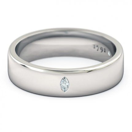 Wedding Bands Platinum 950 Duchess Men's