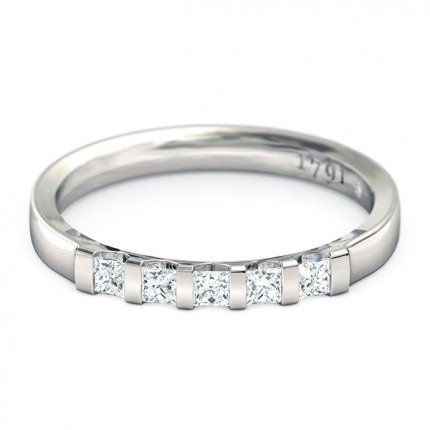 Wedding Bands Platinum 950 Karine Women's