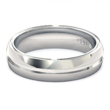 Wedding Bands Platinum 950 Essence Men's