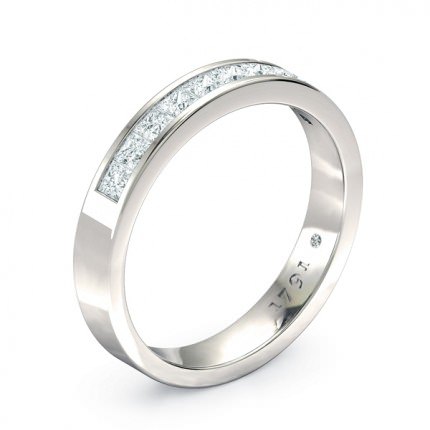 Wedding Band White Gold Fiorella Women's - Main View