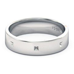 Wedding Bands White Gold Fiorella Men's