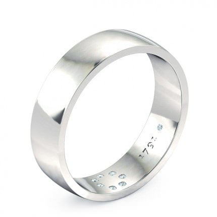 Wedding Band Platinum 950 Imilia Men's - Main View