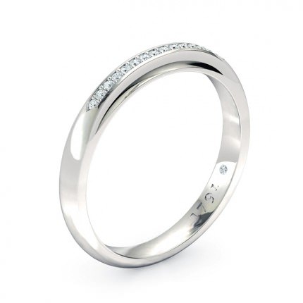 Wedding Band White Gold Verita Women's - Main View
