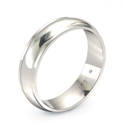 Wedding Band Platinum 950 Passione Men's - Main View
