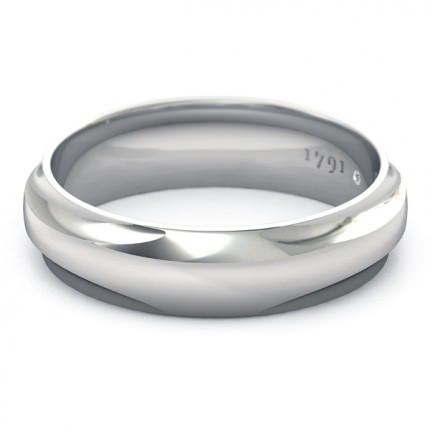 Wedding Bands Platinum 950 Verita Men's