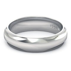 Wedding Bands White Gold Verita Men's