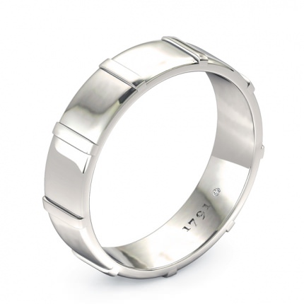 Wedding Band Platinum 950 Speranza Men's - Main View