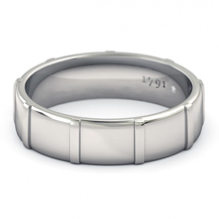 Wedding Bands Platinum 950 Speranza Men's