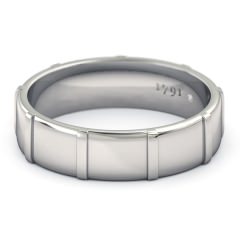 Wedding Bands White Gold Speranza Men's