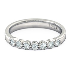 Wedding Bands Platinum 950 Fiducia Women's