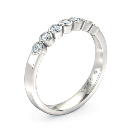 Wedding Band White Gold Fiducia Women's - Main View