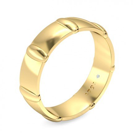Wedding Band Scintillare Men's - Main View
