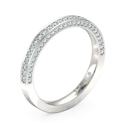 Wedding Band White Gold Sempre Women's - Main View